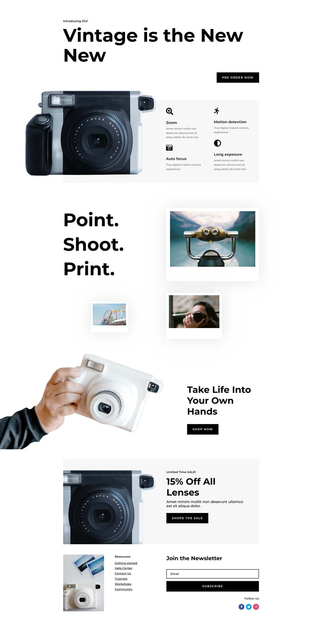 Cameraproduct - Divi-image