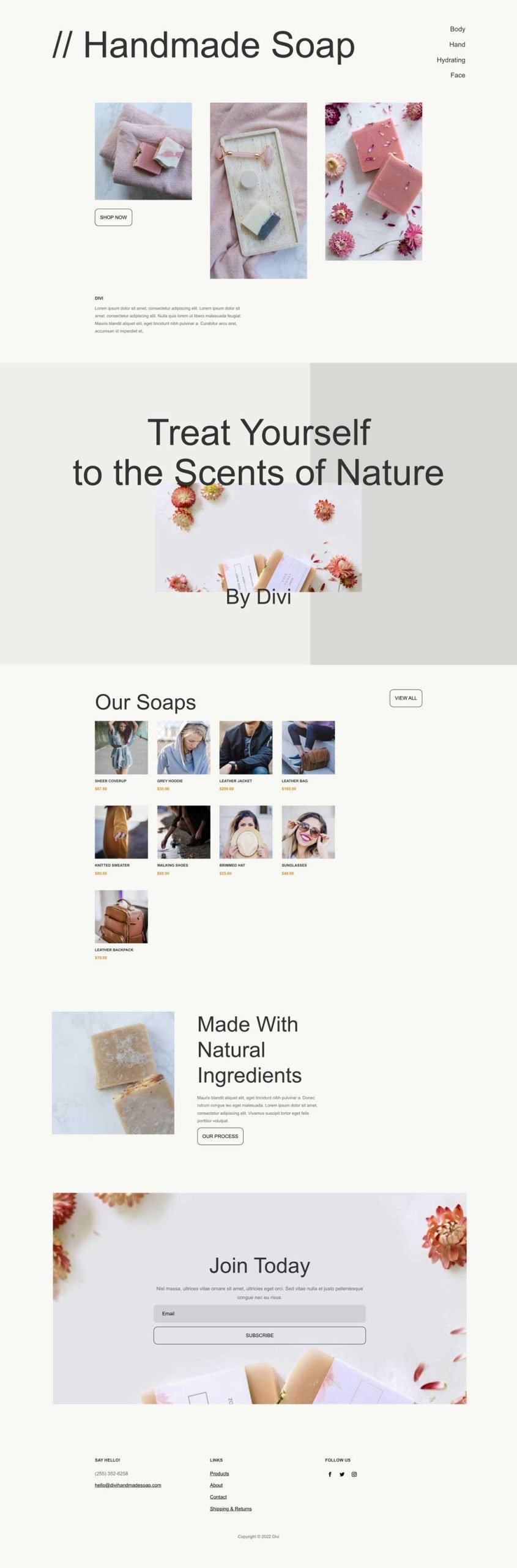 Handgemaakte Zeep - Divi-image