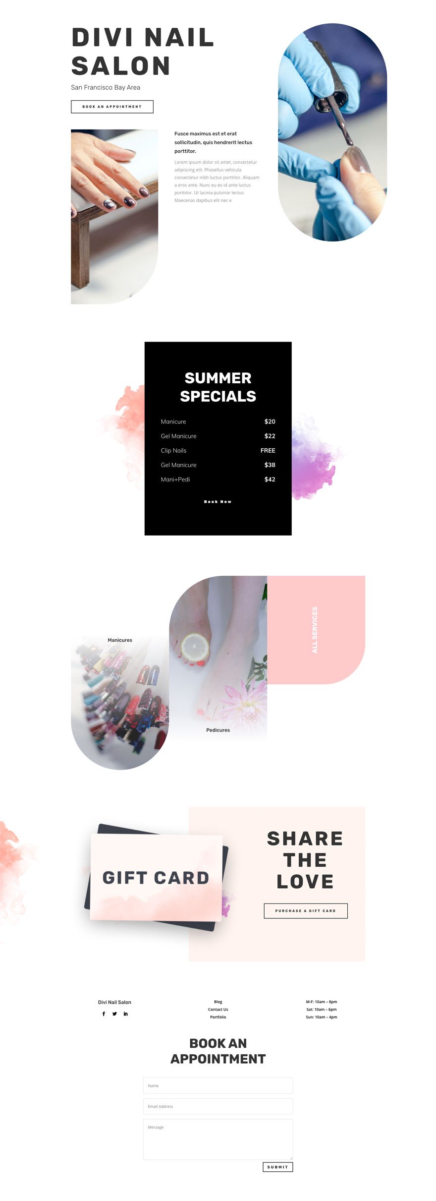 Nagelsalon - Divi-image