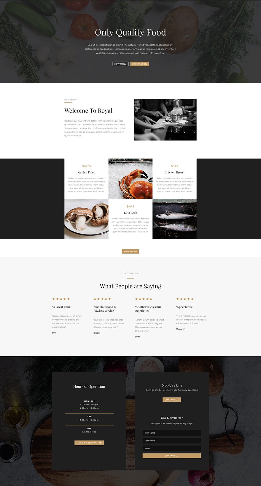 Restaurant - Divi-image
